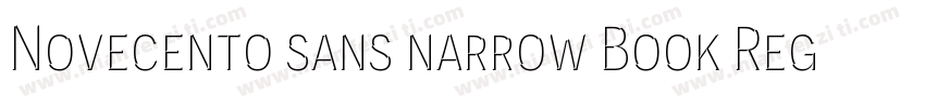Novecento sans narrow Book Regular字体转换